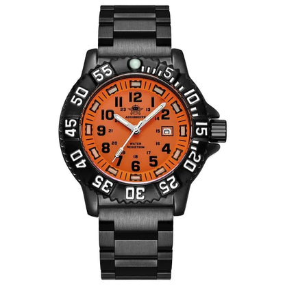 Addies Men's Military Watch - Luminous, Multi-Functional Quartz with Nylon & Steel Strap, Waterproof Outdoor Sports Watch