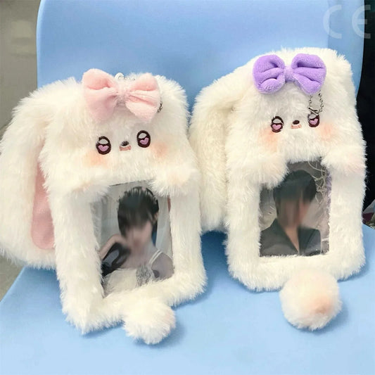 Cute Plush Photocard Holder – Cartoon ID & Credit Card Protector Wallet Case for Collectible Cards and Band Cards