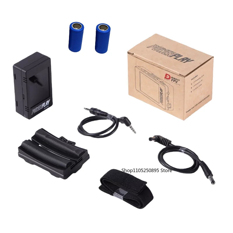ImmersionRC PowerPlay FPV DVR with H.264 Encoding, 60FPS Recording & Built-in 6cm LCD Display – Compatible with FatShark Goggles