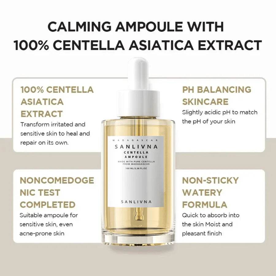 Madagascar Centella Asiatica Ampoule – Moisturizing & Firming Serum for Sensitive Skin