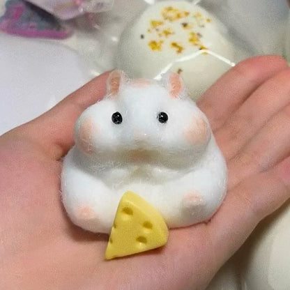 Taba Squishy Hamster Toy - Cute Silicone Mochi Fidget Toy for Stress Relief, Relaxation & Gift Giving