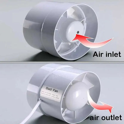 4/6 Inch 220V Silent Ventilation Exhaust Fan – Air Ventilator for Bathroom, Kitchen, Washroom