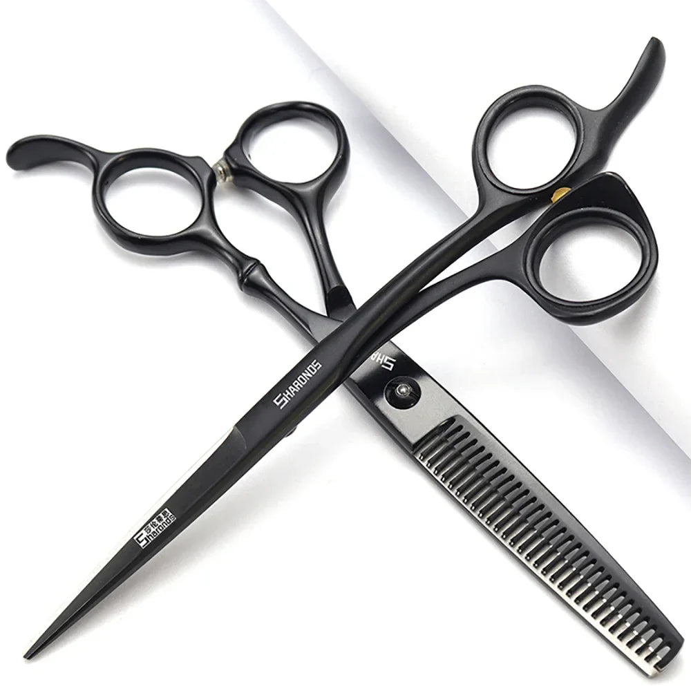 SHARONDS Professional Hairdressing Scissors – 440C Japanese Steel Barber Shears for Salon & Home Use
