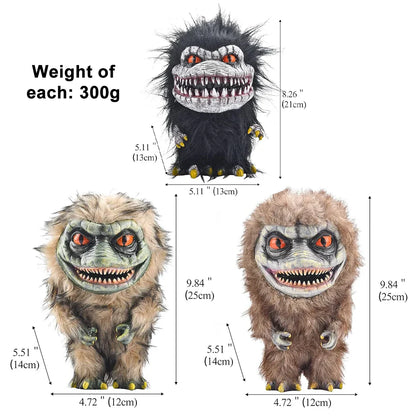 Creepy Alien Monster Plush Doll - Horror Movie Style Stuffed Toy for Halloween Party Decor and Funny Collectible Prop