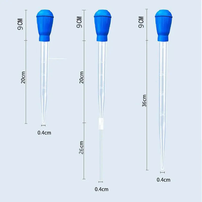 Aquarium Siphon Vacuum Cleaner - Lengthen Pipettes, Simple Cleaning Tool for Water Changer, 29cm/45cm, 30ml/50ml