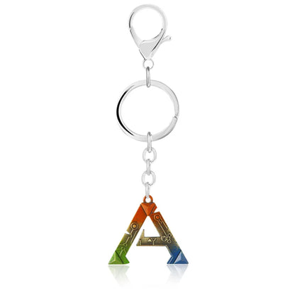 ARK Survival Evolved Logo A Metal Keychain – Game Inspired Alloy Keyring Pendant for Men & Women Car Bag Key Holder Gift