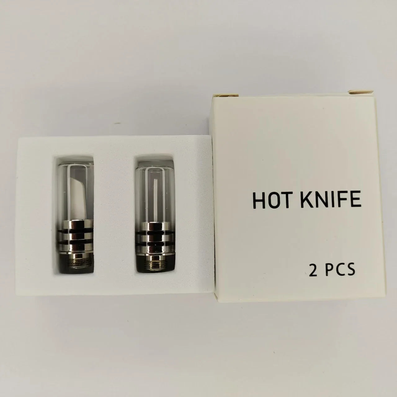 11.2mm Ceramic Heating Hot Knife Tip – 510 Thread Preheat Cutting Tool with Light, 1–4 Piece Set