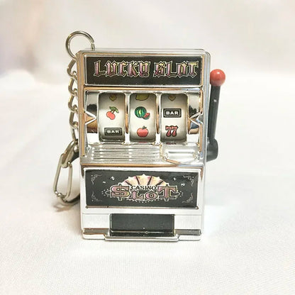 Fruit Machine Slot Keychain – Trendy Creative Car Pendant & Gift Accessory