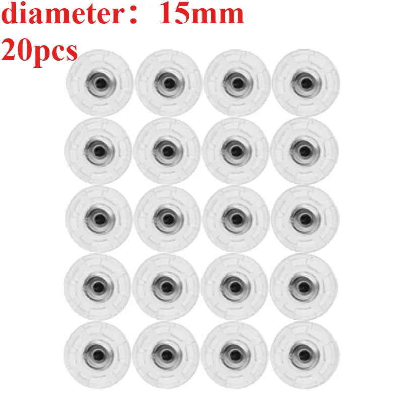 DIY Transparent Plastic Snaps – Invisible Seamless Fasteners, Durable Button Alternatives for Shirts & Dresses