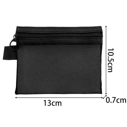 1/3PCS Black Mesh Clear Cosmetic Bag Set Portable Travel Makeup Toiletry Organizer Pouch Storage Case