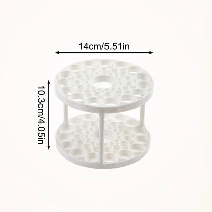 Makeup Brush Storage Rack - Desktop Cosmetics Organizer for Lipstick, Brushes, and Dressing Table