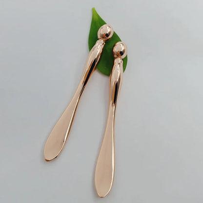 Metal Face Massage Stick — Anti-Wrinkle Eye Cream Applicator & Mask Mixing Spatula for Facial Care