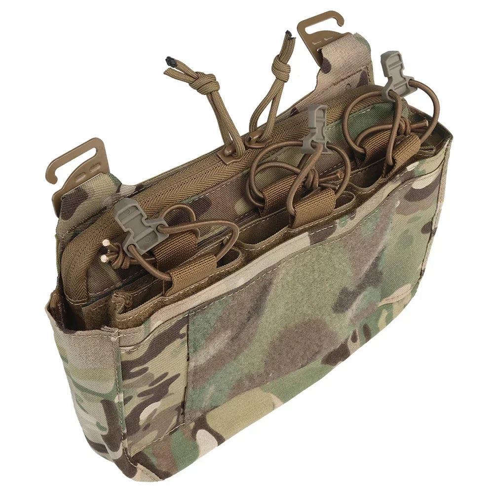 G-Hook DOPE Front Flap Double Stack Abdominal Fanny Pack – Triple Magazine Kangaroo Pouch for FCPC/FCSK Plate Carrier Vest