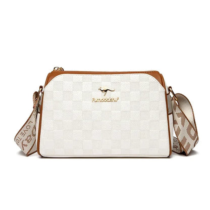 Women’s Soft Leather Shoulder Bag – Luxury Designer Vintage Crossbody & Messenger Handbag