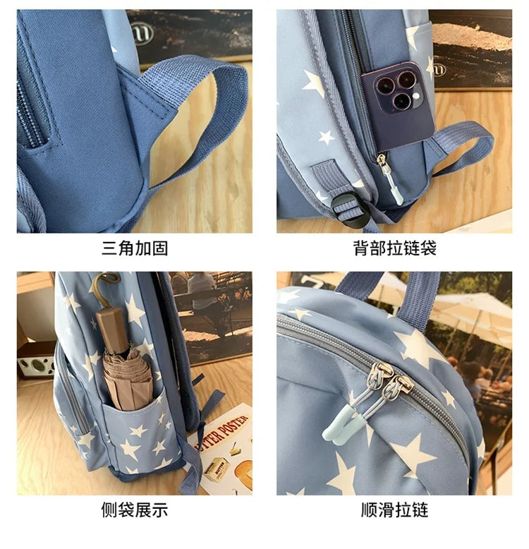 Star Laptop Backpack 17 Inch | Cute Travel & College Bag for Women, Men, Students, Back to School Bookbag