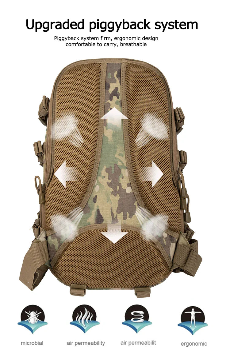 YAKEDA Hunting Backpack – Multi-Functional MOLLE Dragon Egg Bag, Waterproof & Wear-Resistant