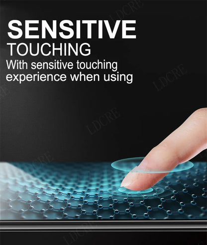 4 Pack Samsung Galaxy A52 Screen Protector – 9H Tempered Glass Full Cover with Strong Adhesive
