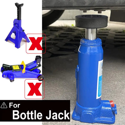 Car Rubber Bottle Jack Pads – Support Adapter for 2-8 Ton Jacking & Auto Lift Cushion Tool