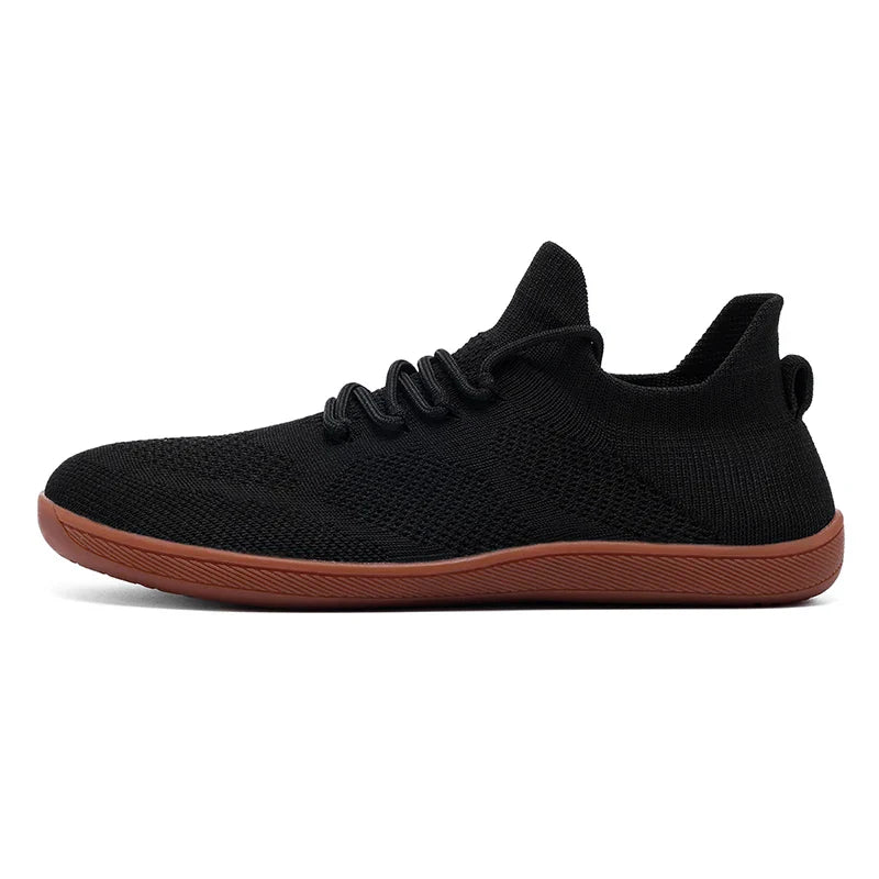 2025 Men's Wide-Toe Casual Shoes — Soft Sole Walking Sneakers, Breathable Mesh Comfortable Barefoot Shoes
