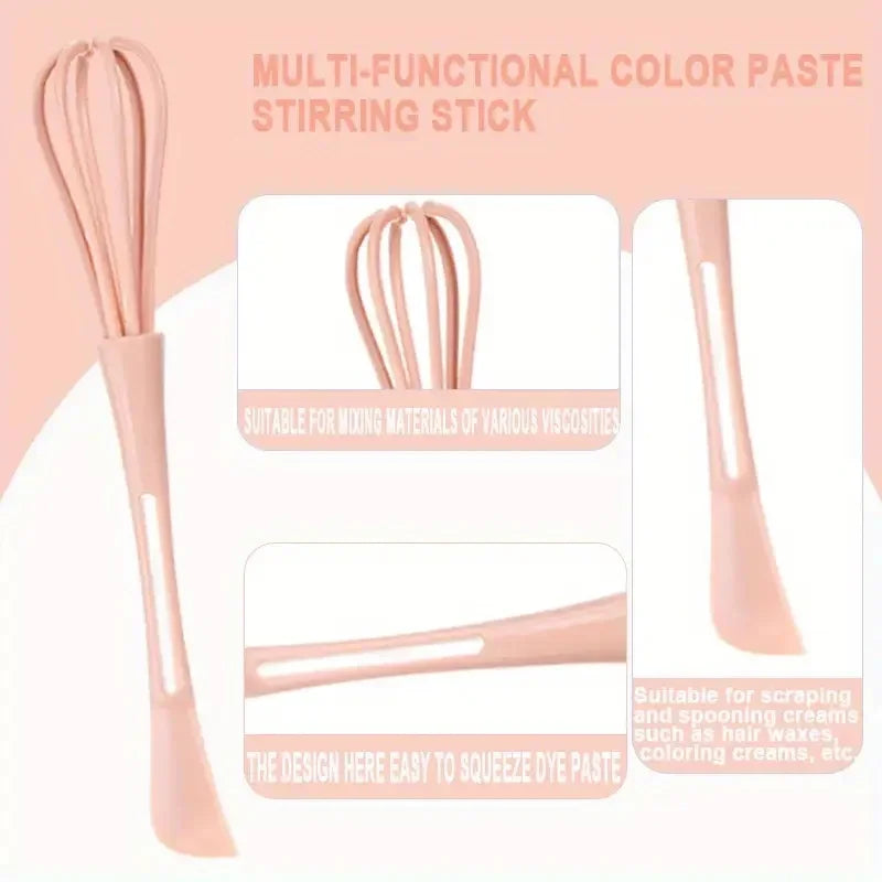 4-Piece Professional Hair Dyeing Set – Tinting Bowls with Brushes, Large Capacity Reusable DIY Hair Styling Tools