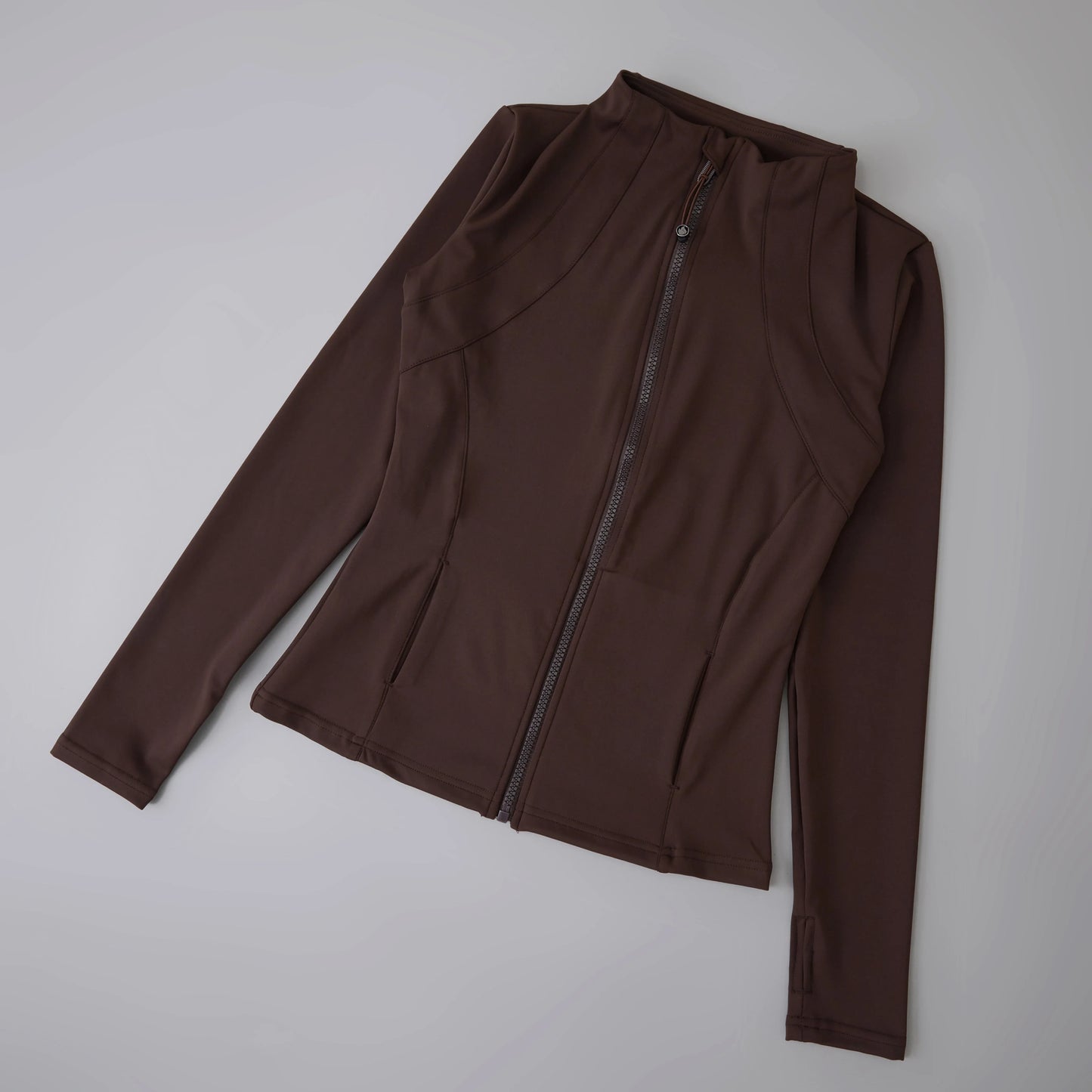 New Yoga Wear Ladies Coat – High Elastic Loose Fitness Top, Long Sleeve Stand-Up Collar for Exercise