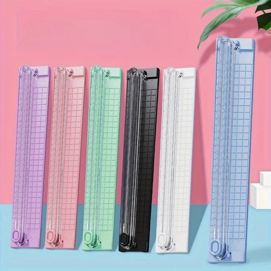 Portable A3/A4 Paper Cutter Trimmer – Manual Cutting Tool for School, Home, and Office, Durable Plastic Design