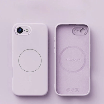 Original Liquid Soft Silicone MagSafe Case – Magnetic Wireless Charging Cover for iPhone 16 Plus, 15, 14, 13, 12 Pro Max, 11