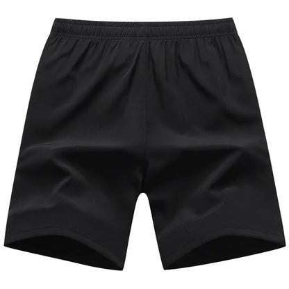 Summer Sports Shorts for Men – Comfortable Elastic Waist, Breathable Short Trousers, Plus Sizes 6XL-8XL
