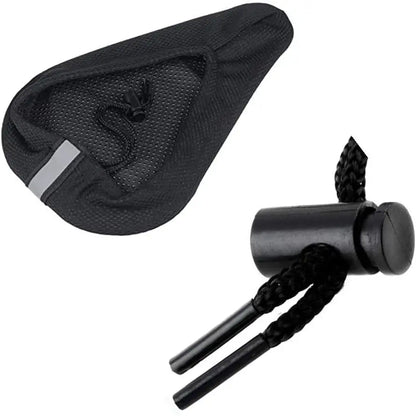 Soft 3D Padded Cycling Saddle Seat Cover – Comfortable Foam Cushion for MTB & Bicycle, Accessory for Better Ride