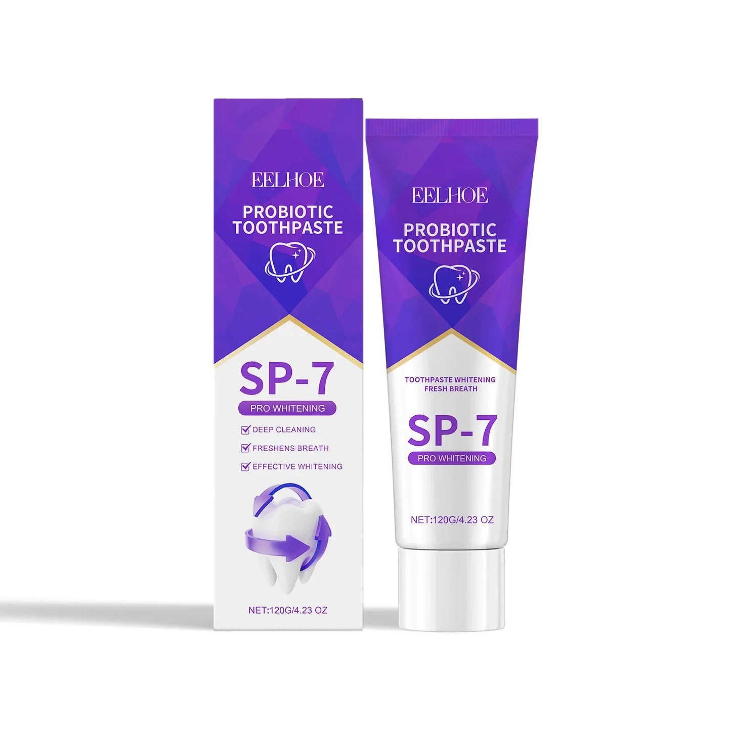 SP-6 Whitening Toothpaste with Probiotics – Plaque & Tartar Removal, Fresh Breath & Oral Hygiene
