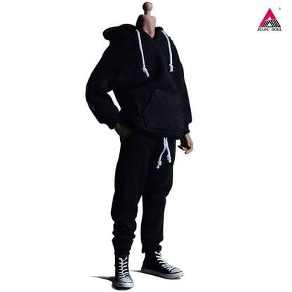 ATSTORY 1/12 Scale Hoodie & Pants Set — Male Clothes for 6" Soldier TBL SHF Action Figures & Dolls