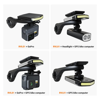 CYCLAMI Bicycle Headlight 5000mAh – Ultralight Rechargeable Front Bike Light for Garmin XOSS Bryton IGS