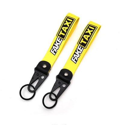 Motor Racing Webbing Wrist Lanyard Keychain – Paracord Rope Hand Strap for Motorcycle, Car Keys, Camping & Outdoor Use