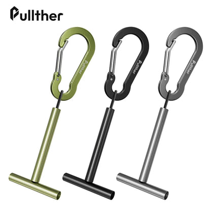 Pullther Fly Fishing Tippet Line Holder – Durable Aluminum Spool Storage for Leader & Tippet Spools