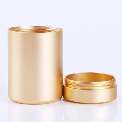 Mini Stainless Steel Metal Tea Box — Portable Travel Container & Organizer for Sugar, Coffee, and Household Storage