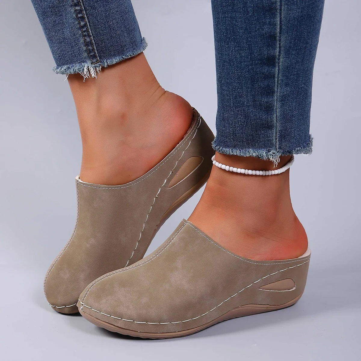 Women’s Platform Summer Slippers - Comfortable Slip-On Beach Sandals for Casual Wear