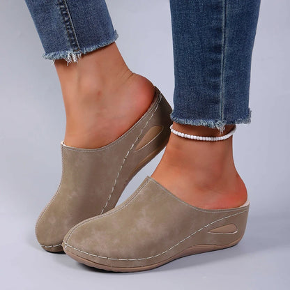 Women’s Platform Summer Slippers - Comfortable Slip-On Beach Sandals for Casual Wear