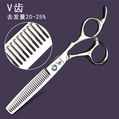 XUANFENG 6-Inch Barber Scissors Set – Japanese 440C Steel Hair Cutting & Thinning Shears