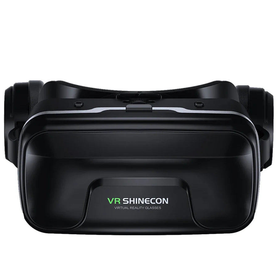 Shinecon 3D VR Headset – Virtual Reality Glasses with Helmet Lenses for Smartphones