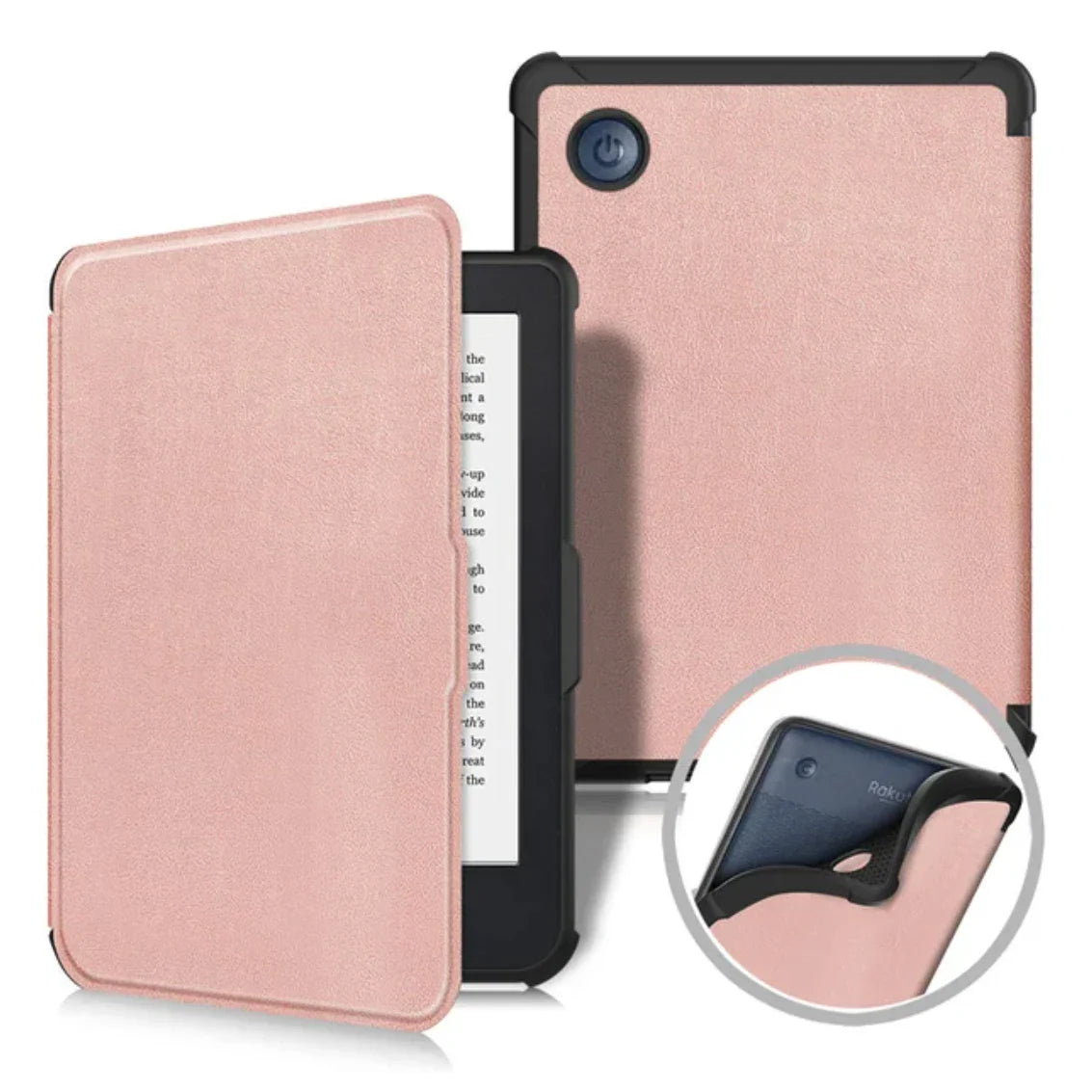 Kobo Clara BW/Clara Colour 2024 Case - 6 Inch Auto Wake Sleep PU Leather Cover, Soft Magnetic Ereader Hoesje N365 N367 Funda