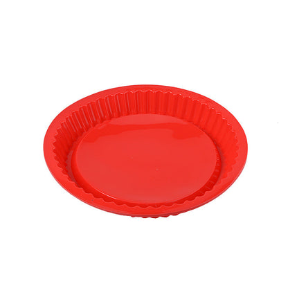 26cm Silicone Cake & Pizza Baking Tray – High-Temperature Mold for Bread, Pie, Toast & Pastry Kitchen Use