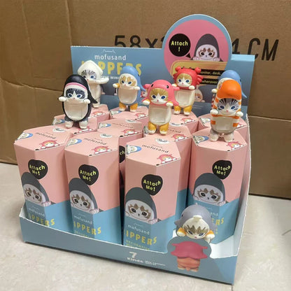 New Sonny Angel & Mofusand Blind Box – Mini Shark Cat Action Figure, Toy for Fans & Children, Christmas Gift