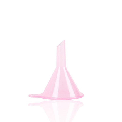 10-Piece Mini Plastic Funnels — Small Funnels for Essential Oil Bottles, Empty Lip Gloss Tubes, Perfume Bottles