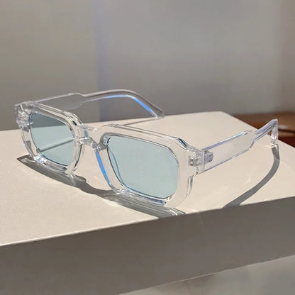 Vintage Rectangle Sunglasses for Men & Women – Retro UV400 Luxury Brand Design Eyewear