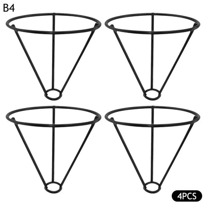 Avocado Seed Starter Vase Holder Set (1/2/4pcs) – Metal Triangle Growing Stand for Avocado, Carrot & Sweet Potato Propagation, Indoor Plant Rooting Kit