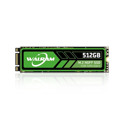 WALRAM M.2 NGFF SATA SSD — 128GB-1TB 2280 Internal Solid State Drive for PC, Desktop & Laptop