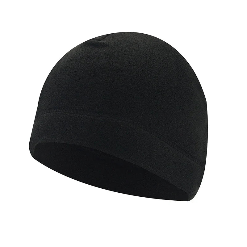 Winter Thermal Fleece Hat - Windproof Outdoor Beanie for Men & Women Cycling Skiing