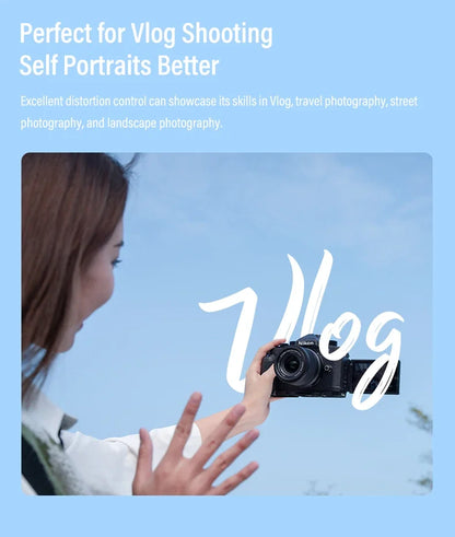 Viltrox AF 20mm F2.8 Full Frame Lens – Ultra Wide-Angle Fisheye for Sony E ZVE10, A7, A7II, A7III, Nikon Z30, Z50