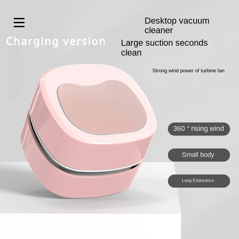 Wireless Handheld Mini Desktop Vacuum Cleaner – Keyboard Eraser, Electric Ash Cleaner, Compact & Portable
