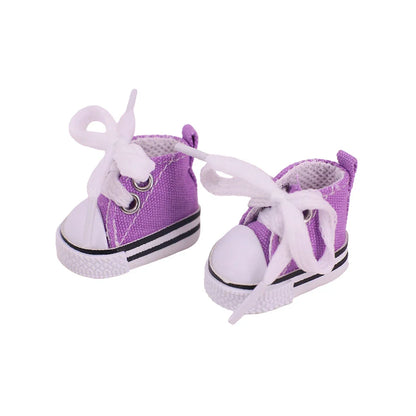 3.8cm Canvas Martin Boots for 17cm Labubu Kpop Dolls | Plush Doll Shoes Accessories & Holiday Gift